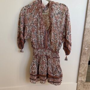 Poupette St. Barth Pink Floral Dress